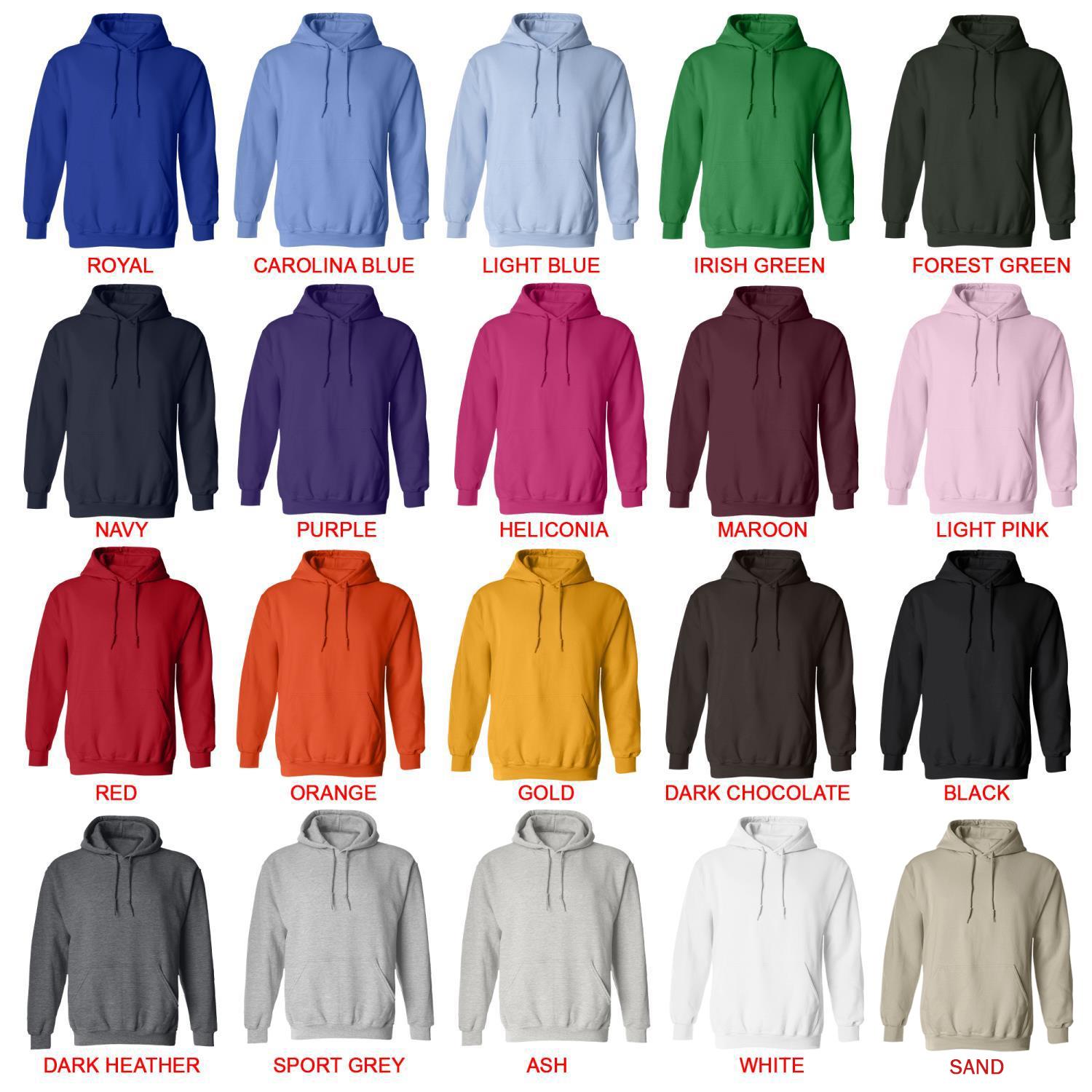 hoodie color chart - Gokurakugai Store