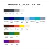 tank top color chart - Gokurakugai Store